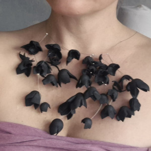 Naszyjnik boho kwiatowy