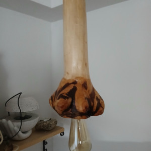 Lampa sufitowa z wierzby