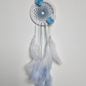 Łapacz snów biało-błękitny