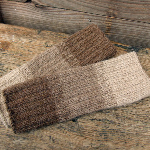 Getry z Alpaki, ocieplacze na nogi, odcienie beżowego