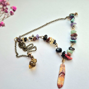 Naszyjnik boho kolorowy