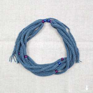 5757 włóczkowy, lekki naszyjnik; duża regulacja długości