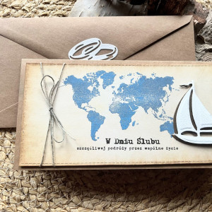 238,kartka na ślub w szczęśliwą podróż