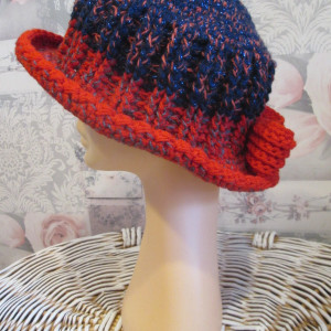 Wiosenny kapelusz szydełkowy handmade * Nowy * Boho * Retro * Vintage *