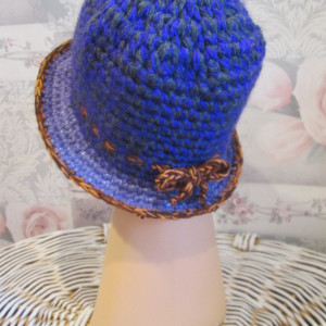 Wiosenny kapelusz szydełkowy handmade * Nowy * Boho * Retro * Vintage *