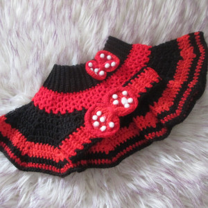 Nowa szydełkowa spódniczka z opaską * Handmade *