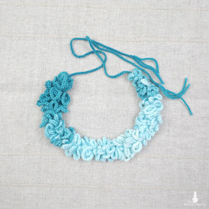 5802 niebieski, błękitny, cieniowany, dostojny, energetyczny naszyjnik