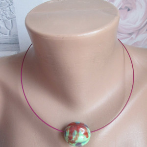 Biżuteria handmade * Naszyjnik z zawieszką *Art* Nowy *