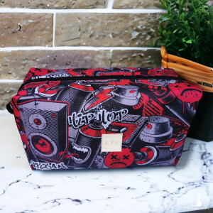 Kosmetyczka męska etui saszetka organizer męska kosmetyczka wodoodporna kuferek grafitti