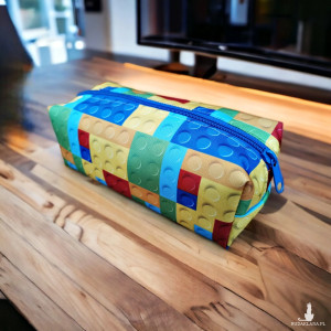 Piórnik wodoodporny mała kosmetyczka saszetka etui klocki lego