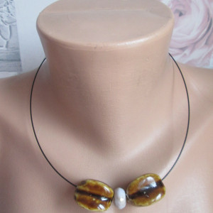 Biżuteria handmade * Naszyjnik z zawieszką *Art* Nowy *