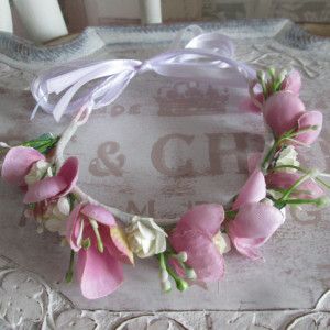 Nowy*Kwiatowy wianek niemowlęcy*Chrzest*Sesja zdjęciowa*Okazja specjalna*Uroczystość rodzinna*