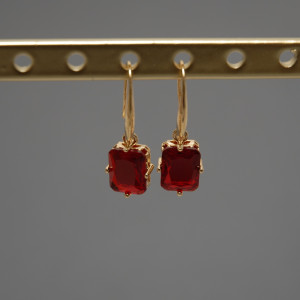 eleganckie kolczyki lub klipsy