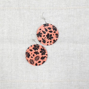 6539 kolorowe, niepowtarzalne, duże, dwustronne kolczyki; 4 w 1;