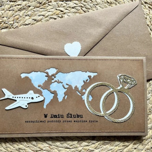 241,kartka na ślub w szczęśliwą podróż