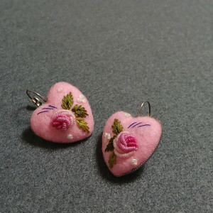 Ręcznie haftowane kolczyki  MILAGROS