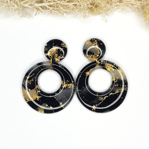 Kolczyki Kręgi Mocy super lekkie prosta forma