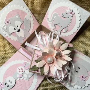 243,exploding box na narodziny lub chrzest dla dziewczynki