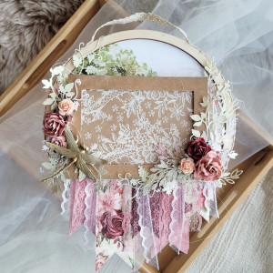 Ozdobna ramka na zdjęcie - romantyczna dekoracja w stylu vintage