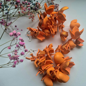 Kolczyki kwiaty leciutkie