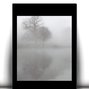 czarno biały plakat na ścianę, skandynawski plakat A4, biało czarny plakat z pejzażem, szary plakat do domu, pejzaż plakat 21x30