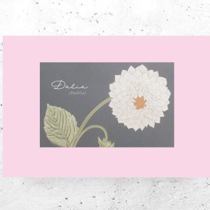 botaniczny plakat A4, rośliny plakat na ścianę, plakat z roślinami, vintage plakat A4, retro plakat z kwiatami, mały plakat do domu