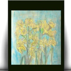 botaniczny obrazek A4, retro plakat A4, shabby chic obrazek z kwiatkami, vintage plakat, vintage obrazek 21x30, retro posters a4