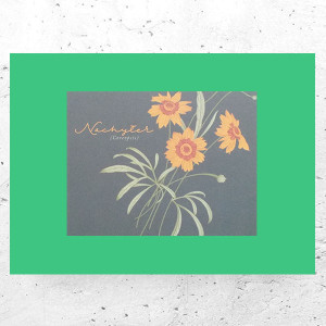 botaniczny plakat A4, rośliny plakat na ścianę, plakat z roślinami, vintage plakat A4, retro plakat z kwiatami, mały plakat do domu