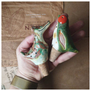 Zestaw 2 korków do wina