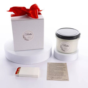 Limonka bazylia świeca sojowa