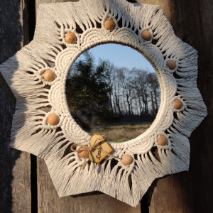 Mandala Boho z lusterkiem