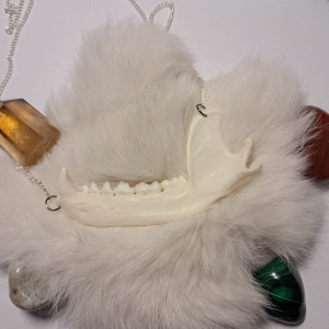 naszyjnik z żuchwą szopa