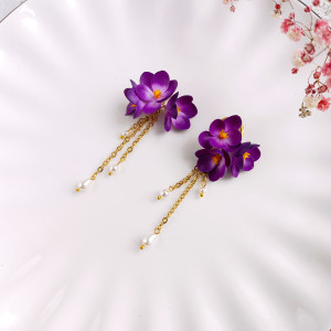 Kolczyki z krokusami