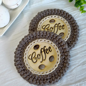 Zestaw podstawek pod kubek, Podkładka pod kubek, Prezent na Dzień kobiet