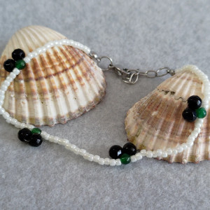 Bransoletka czarne wisienki