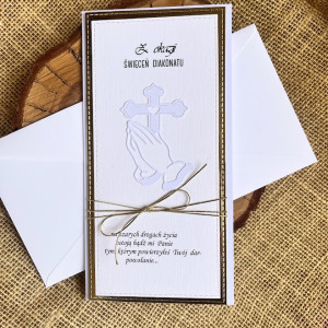 244,kartka na święcenia diakonatu.