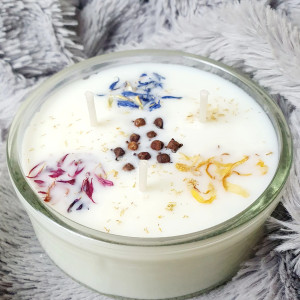 Urocza świeca sojowa o zapachu słodkiej pomarańczy, świeczka sojowa 100%