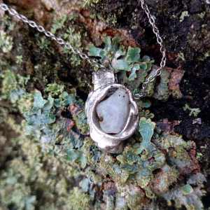 Naszyjnik z akwamarynem