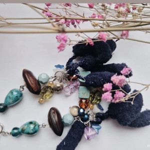 klipsy boho kolorowe