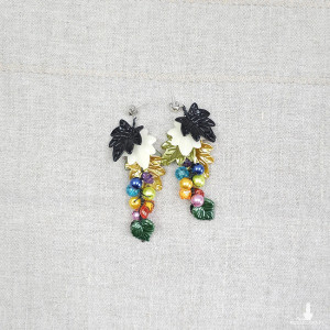 6433 kolorowe, długie, lekkie kolczyki