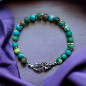 Oryginalna bransoletka z Jaspisu Cesarskiego