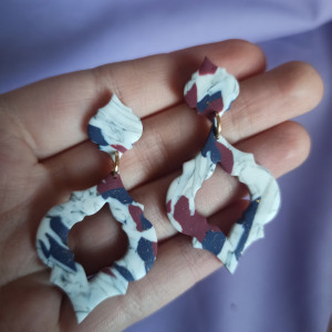 Kolczyki z gliny polimerowej