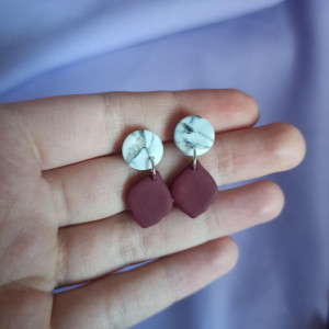 Kolczyki z gliny polimerowej