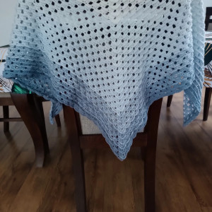 Kaszmirowa ciepła chusta