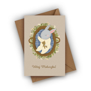 Kartka z okazji narodzin dziecka- Witaj maluszku!