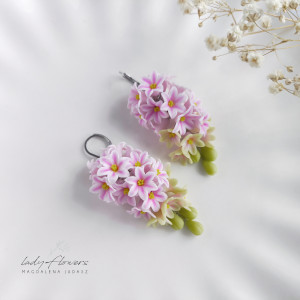 Kolczyki z hiacyntami