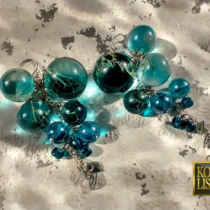 Soczyste - kolczyki z żywicy