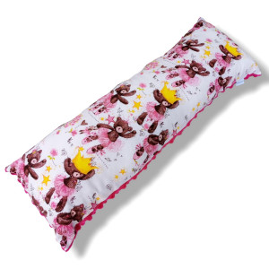 Poduszka wałek zagłówek ochraniacz podłużna poduszka miś baletnica