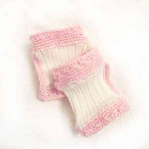 mitenki dla dziewczynki, dziewczęce mitenki, dziecięce mitenki, pastelowe mitenki dla dziecka, prezent dla dziewczynki