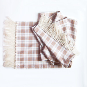 nowy szalik w kratkę, beżowy szalik, pastelowy szalik, fajny szalik, boho szalik, szalik dla niej, szalik dla niego, szalik do płaszcza, męski szalik, damski szalik